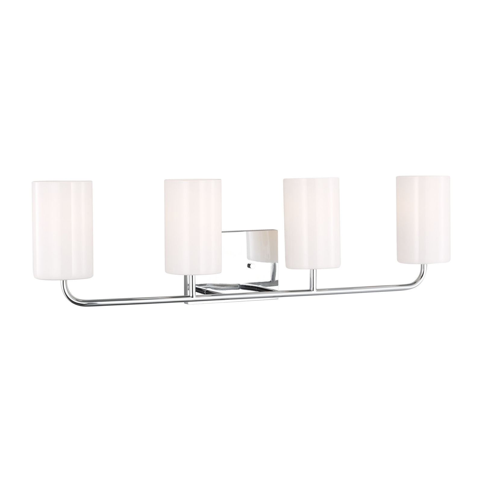 4 Light Dimmable Vanity Light, Chrome, Yes