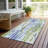 Caelira Blue Washable Indoor-Outdoor Rug - LOOMLAN-1529345753