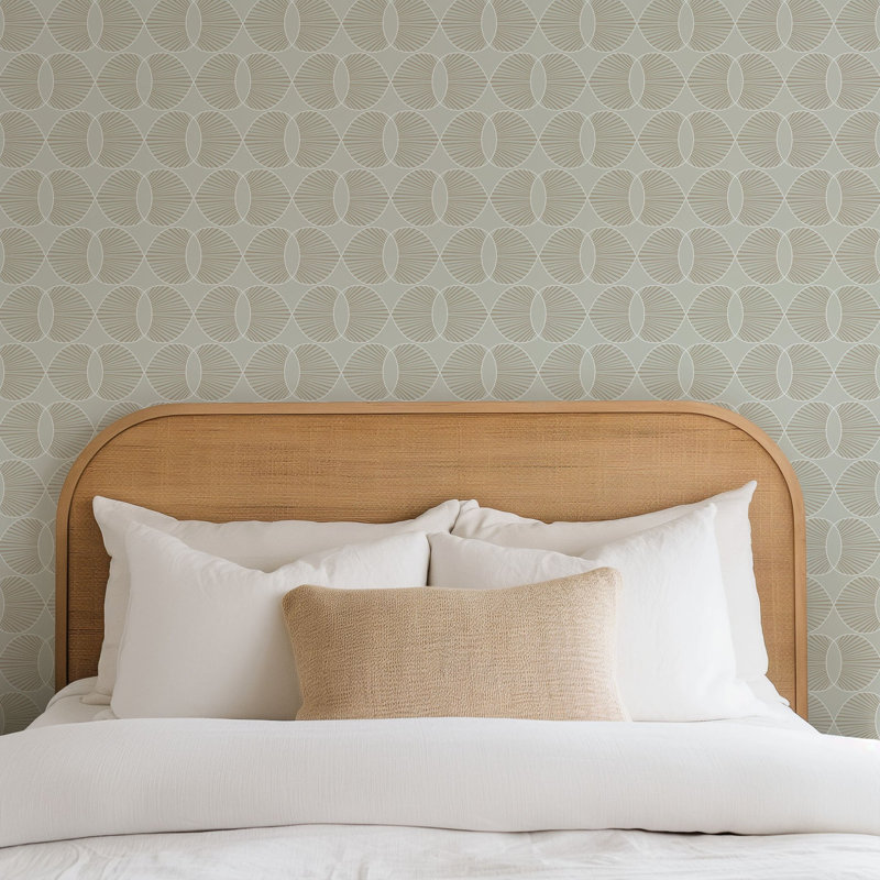 Paume - Papier peint perle de mer par Julianne Taylor Style