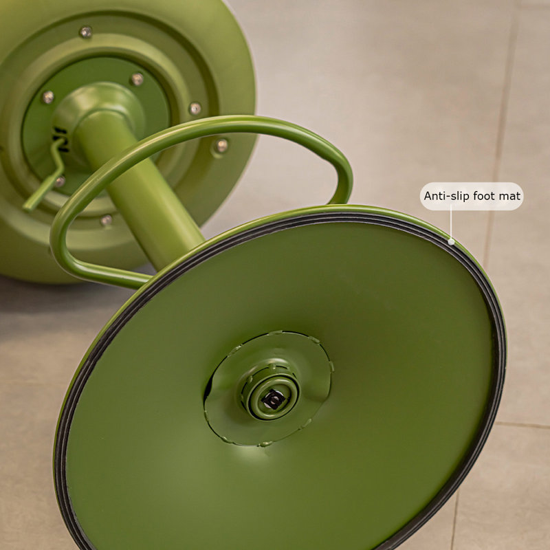 Chaise à dossier solide vert (paquet de 6), Vert, 6