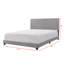 Lit tapissier standard à profil bas Hazelynn-668478395-668478339