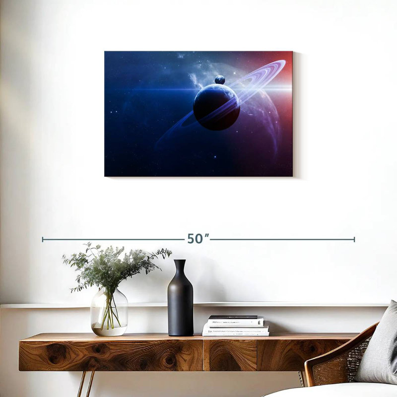 Oberle Planets In Outer Space, 20" H x 30" W