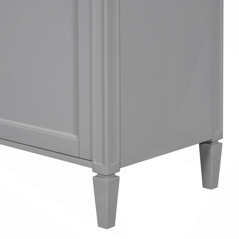 Meuble-lavabo 30 po avec lavabo supérieur, meuble-lavabo moderne avec 2 tiroirs et un tiroir basculant, meuble-lavabo simple