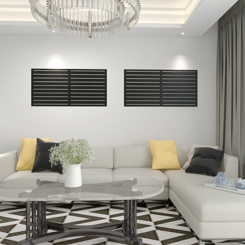 H 72 po x l 47 po, écran d'intimité en métal, panneaux de clôture autoportants, clôture de patio, treillis de jardin, panneaux muraux décoratifs