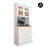 Chen Double Glazed Doors and Open Countertop Cabinets &Bookcase-1757535378