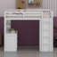 Lit mezzanine peu encombrant avec tiroirs, bureau et garde-robe-1763272719