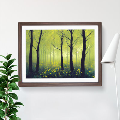 Carefree Spring Forest 1 Piece Single Picture Frame Painting