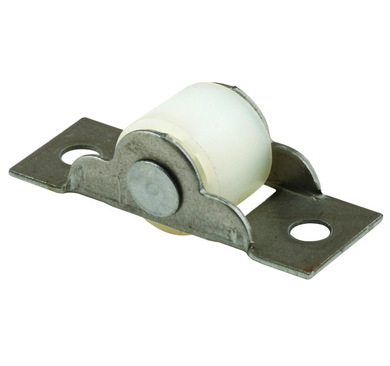 Rouleau de porte de placard en bois, style insert, rouleau plat de 5/8 po (paquet de 2)