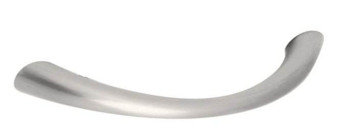 Poignée arquée effilée 2 1/2 po, Nickel satiné, 1 pack