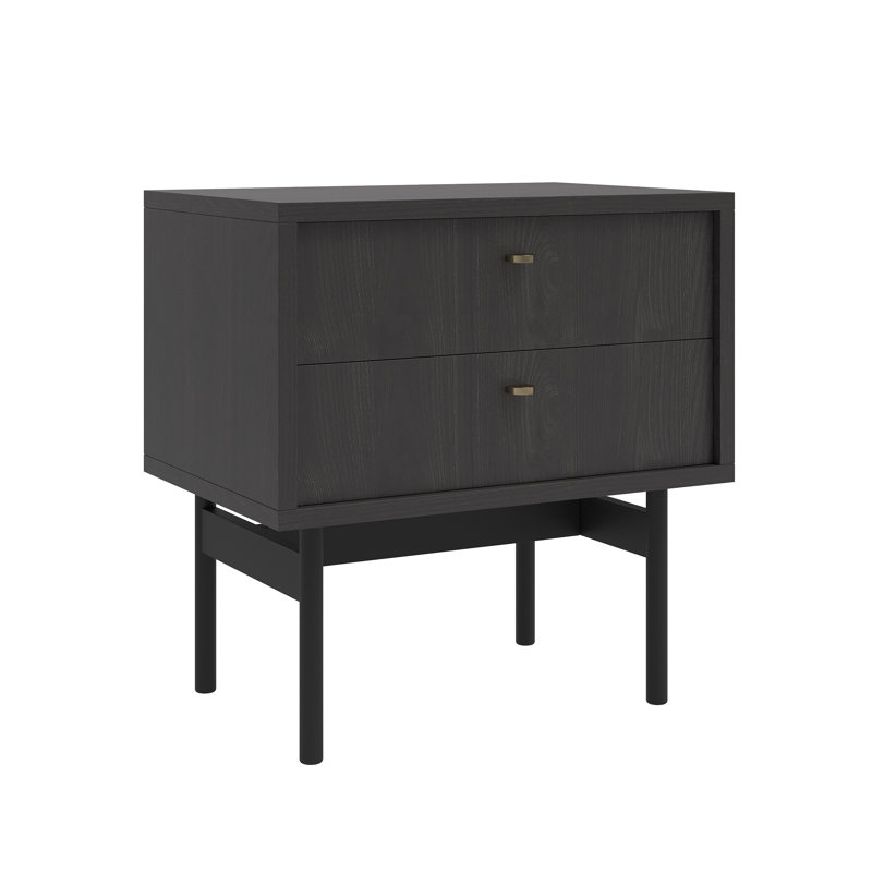 Alyssya 55cm W Steel Bedside Table