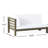 X-Back Corner Bench-R With Coffee Table