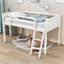 Lit mezzanine simple en bois avec échelle et lattes Jenet-1731197425