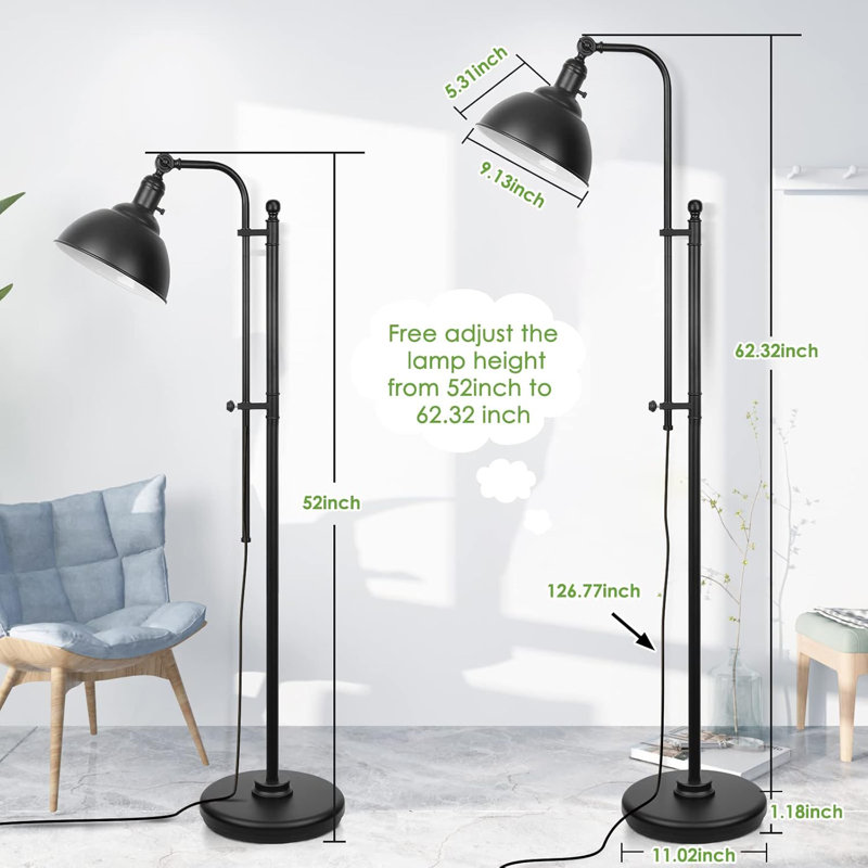 Jaimar 65.74'' Task Floor Lamp