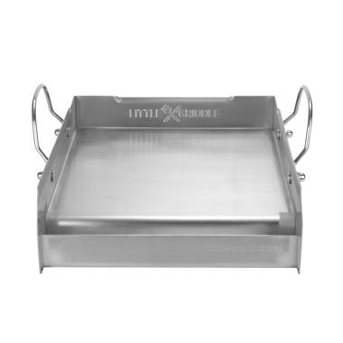 XtremepowerUS 17 x 16 Stainless Steel Comal Flat Top BBQ Cooking Griddle  Pan