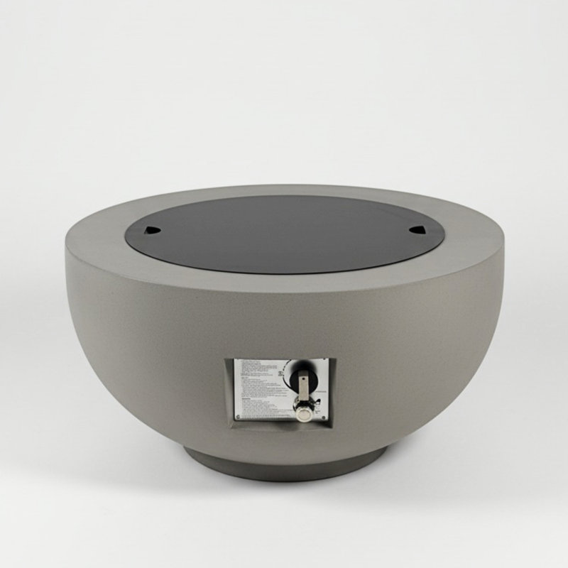 Anfet Round Propane Smokeless Outdoor Fire Pit 
