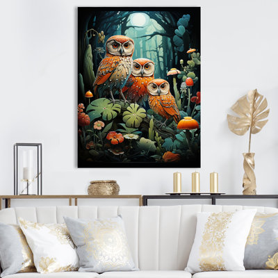" Native Owls Guardians Of The Forest I "