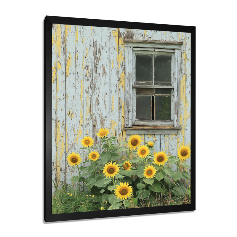Gilstrap - Floral Canvas Prints, H 20 po x l 12 po, Reproduction encadrée d'une seule photo, Noir, noir, noir, noir