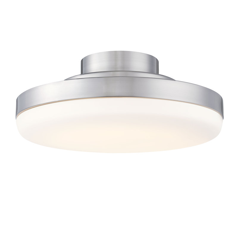 TriAire Ceiling Fan 12 inch Correlated Color Temperature (CCT) Select LED Light Kit - Brushed Nickel, Brushed Nickel