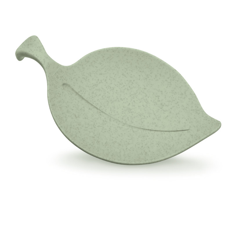 Koziol Organic Plastic Platter, Organic green/Organic grey/Organic pink