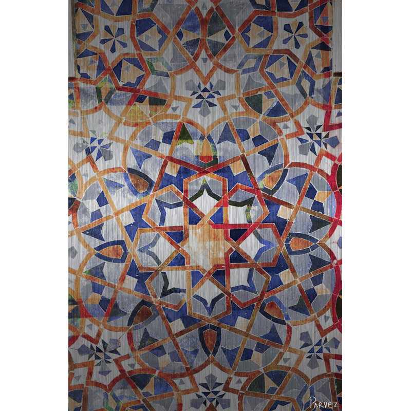 "figuig" par parvez taj-impression sans cadre sur métal, H 36 po x l 24 po