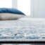 Tapis abstrait ivoire / bleu Adalee-850322638