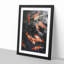 Carp and Koi Fish in Abstract - Picture Frame Painting Print-55514029-55514032