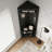 Minimalist Corner Hall Tree with Shoe Bench-1662866759
