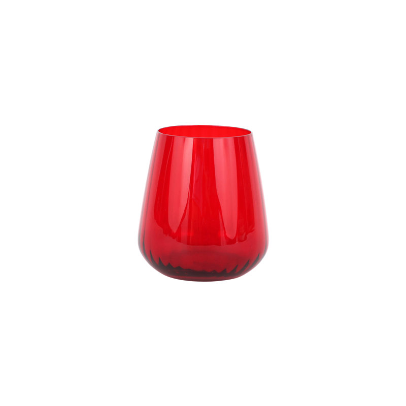 Francesca Wine Glass, Red