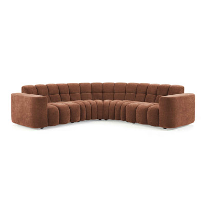 Joyner Modern Style 112.6" W L Shape Type2 5S Sectional