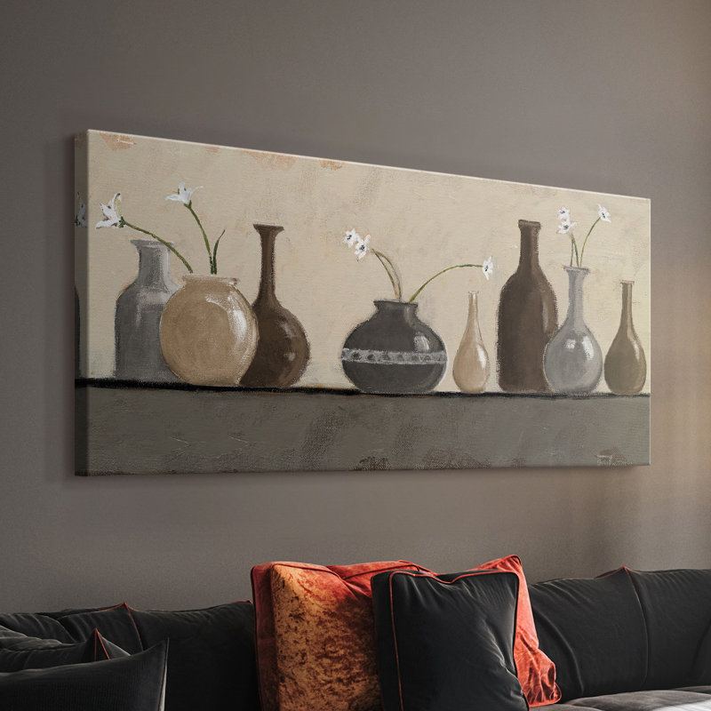 Nature morte I - Toile tendue avec châssis - Prêt à accrocher, H 16 po x l 32 po