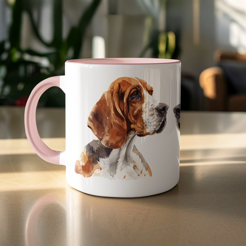Watercolor Gordon Setter Design 11oz Coffee Mug, 3