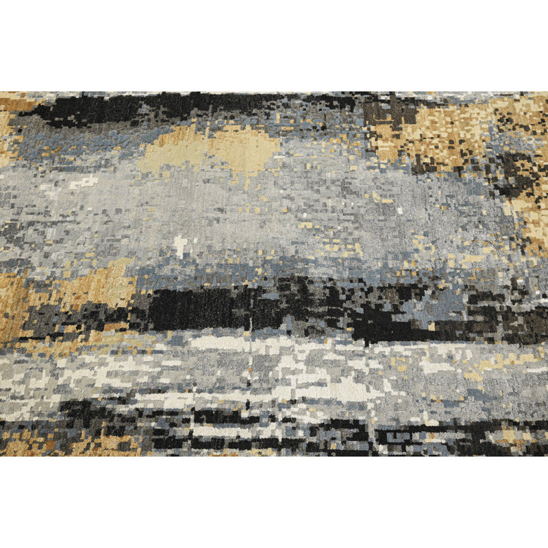 Abstract Area Rug, Rectangle 9' x 12'