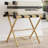 Vidaxl Folding Luggage Rack 24.4"X16.5"X19.9" Bamboo