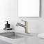 Robinet de lavabo de salle de bain moderne avec douchette extractible et bonde escamotable-120650254