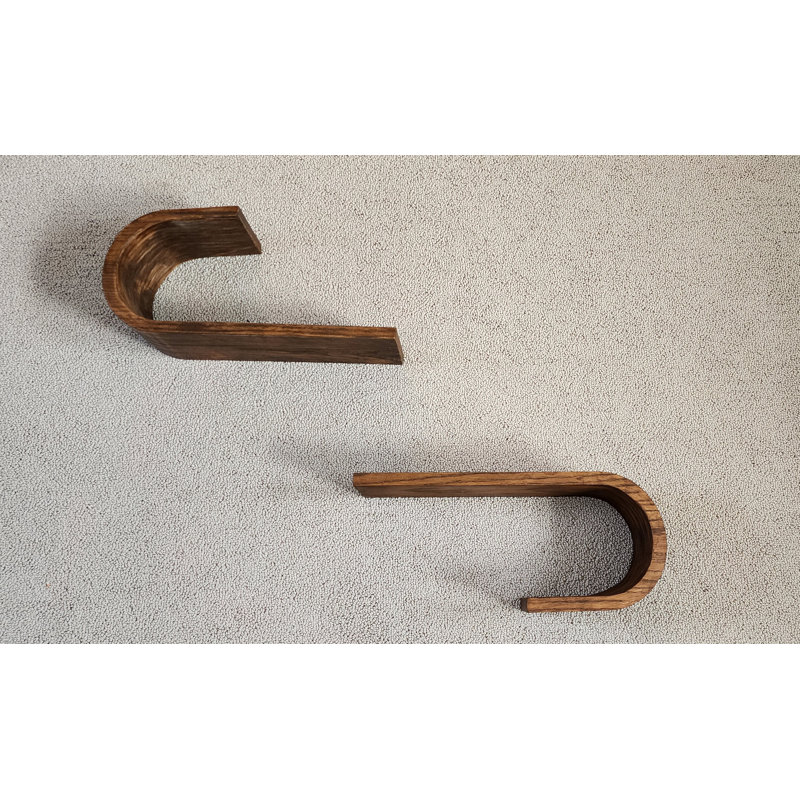 Oak Floating Shelf, Walnut