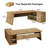 77.9 Inch L-Shaped Executive Office Desk With File Drawers And Cabinet For Home Office-655013344