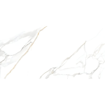 Strata 24 X 48 In. Polished Bright White And Gold Porcelain Wall And Floor Tile (15.5 Sq Ft/Case) - 2 Pack