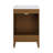 Cascade 24 in. Brown Oak Bathroom Vanity With White, 3-Hole Ceramic Sink Top-100841257-100841255