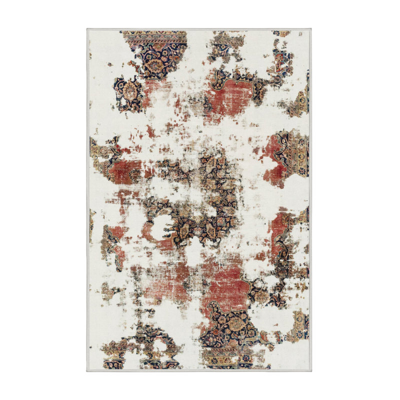 Abstract Indoor Rug, Rectangle 5' x 7'