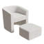 Versatile Modern Sofa Chair with Storage and Relaxing Appeal for Various Spaces