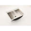 Lavabo vasque de salle de bain en acier inoxydable 21 "x 17" avec bonde escamotable - à porter en nickel brossé facile à nettoyer