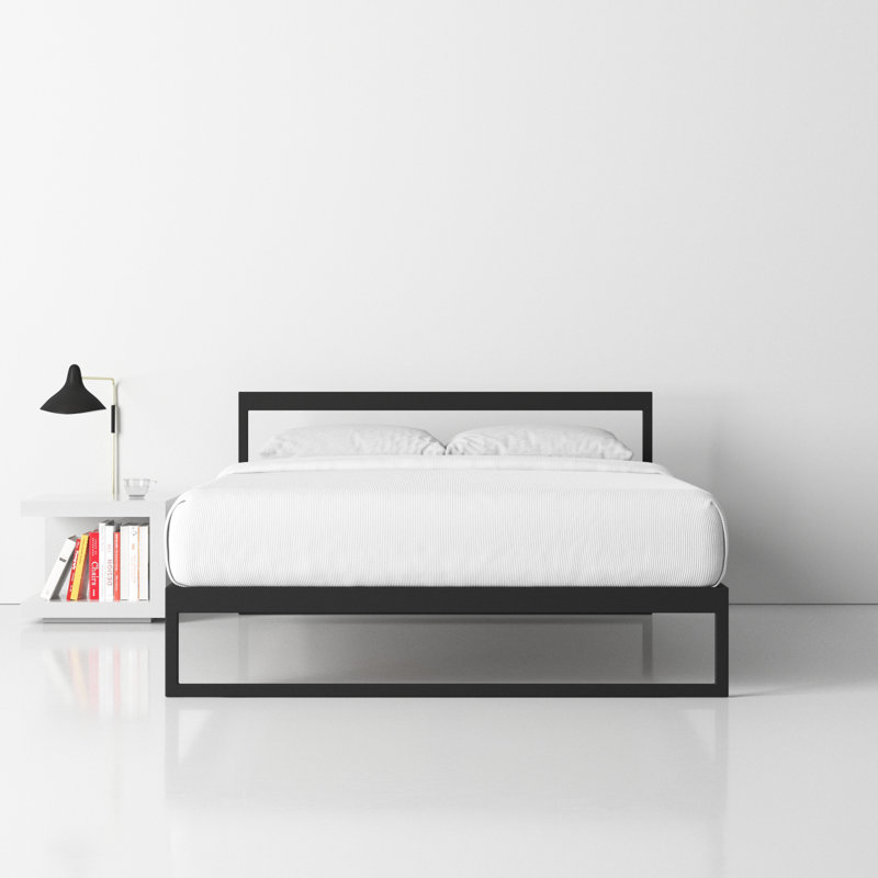 Aston Bed, Black, Queen