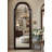 French-Style Vintage Arched High-Definition Wall-Mounted Full-Length Mirror-117546170