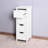 White Multipurpose Cabinet With Functional Drawer Systems For Efficient Organization Freestanding Thoughtful Design