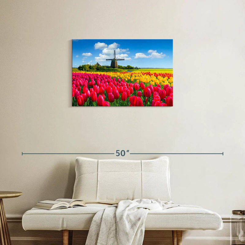 Champ de tulipes Alvord Holland, H 20 po x l 30 po