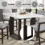 with Marble Base Dining Table