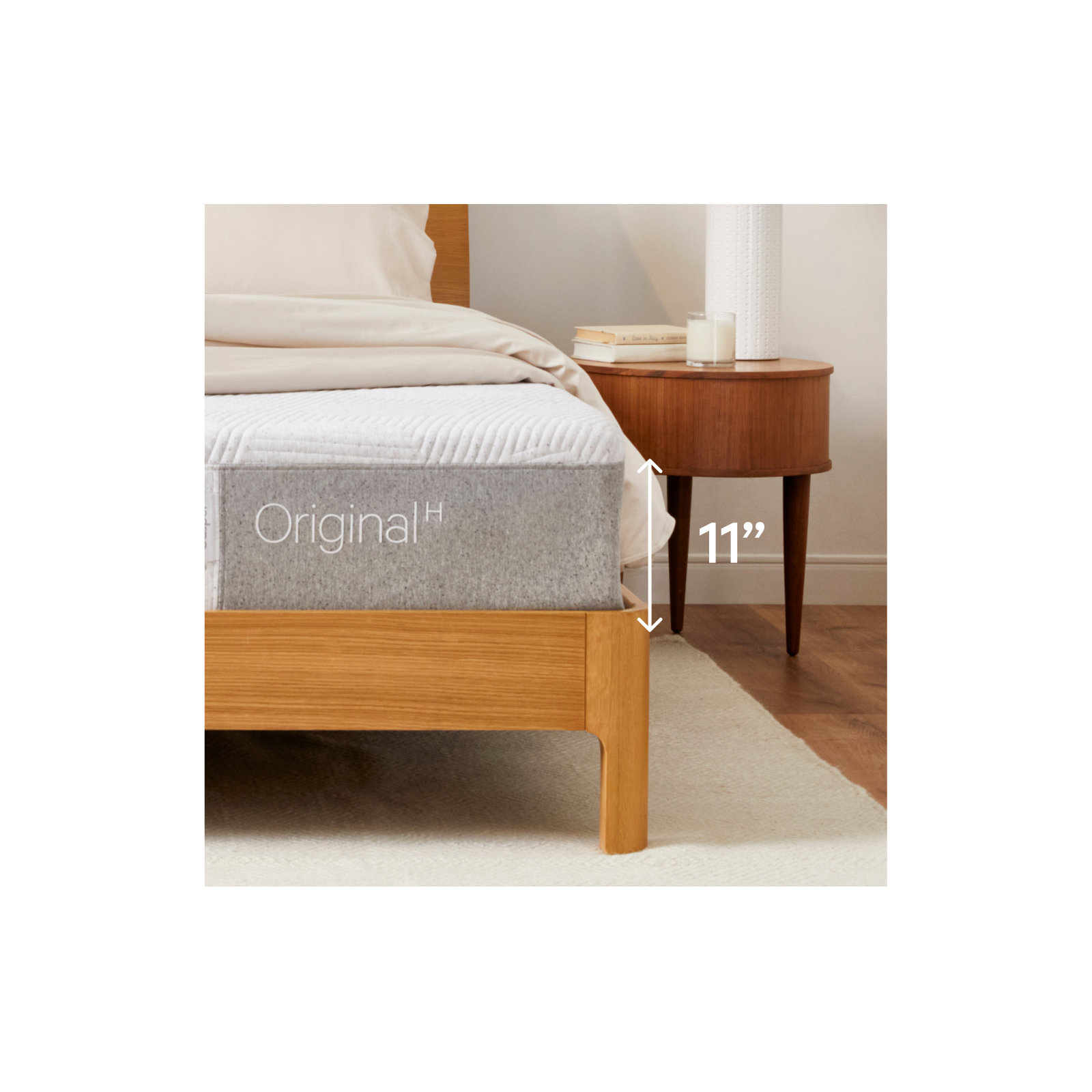 Casper Sleep Original Foam Hybrid 11" Medium Firm Memory Foam Mattress, King