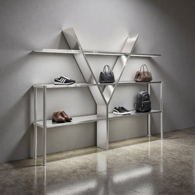 Stainless Steel Y Shape Display Rack
