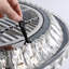 Aarie Crystal Bladeless Ceiling Fan Light,Ceiling Fan with Lights Remote Control,Low Profile Ceiling Fan-108939790