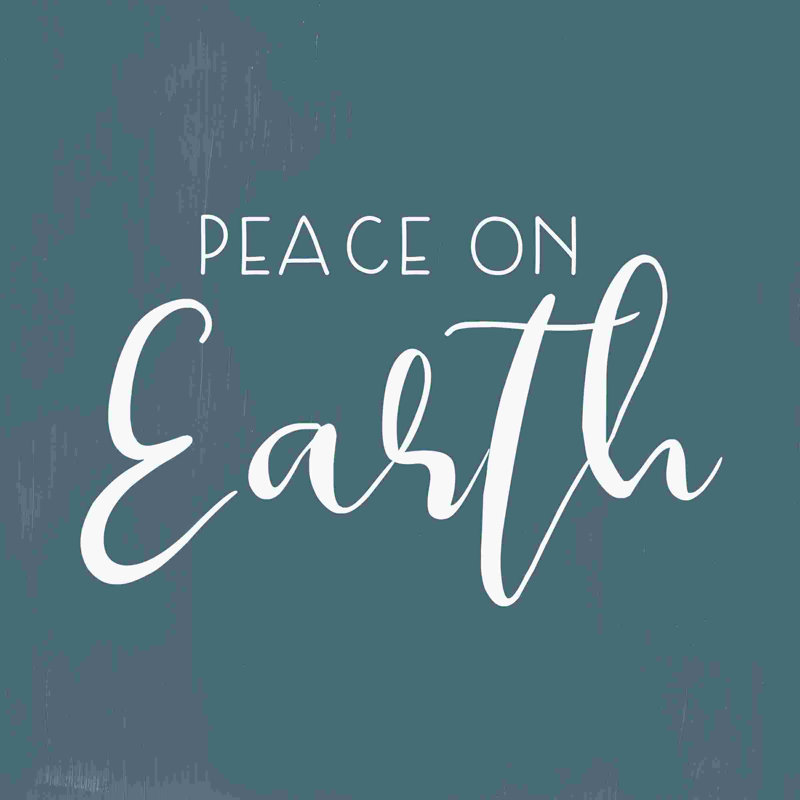 Peace on Earth 5, H 20 po x l 20 po